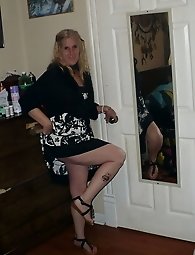 Beautiful ex-girlfriend wears sexy lingerie