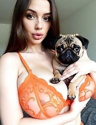 Beautiful mature seductress enjoying solo play