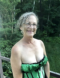 Outdoors in Lingerie