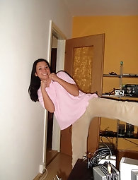 Eager mature women remove seductive underwear