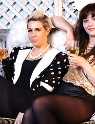 Polish mature girlfriends are posing fully nude